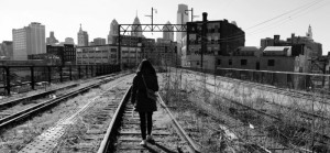 The unused Reading Railroad, in Philadelphia.