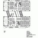 Taipei Univesity Library / LIAO Architect & Associates Fifth Floor Plan