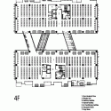 Taipei Univesity Library / LIAO Architect & Associates Fourth Floor Plan