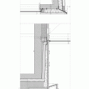 Cultural-Educational Center and Rosary Garden at the St. Hyacinth Church in Bytom / Medusa Group Cultural-Educational Center and Rosary Garden at the St. Hyacinth Church in Bytom / Medusa Group North Elevation, Detail Section