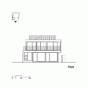172M2 compact House /  JMY architects Elevation 1