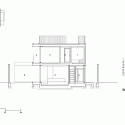 172M2 compact House /  JMY architects Section 1
