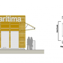 Maritime Station in Baiona / Santos y Mera Arquitectos S.L.P Maritime Station in Baiona / Santos y Mera Arquitectos S.L.P North-east Elevation 2