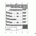 Residential Building in Vase Stajića Street / Kuzmanov and Partners Residential Building in Vase Stajića Street / Kuzmanov and Partners Elevation 1