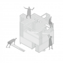 Nomadic Shelter / SALT Siida Workshop Axonometric 5
