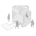 Nomadic Shelter / SALT Siida Workshop Axonometric 6