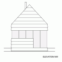 Cabin Laksvatn / Hamran/Johansen Arkitekter Elevation 1