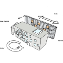 Fichte-Gymnasium Grammar School  / netzwerkarchitekten Diagram