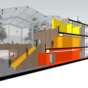 Beatrix College Tilburg / Architecten|en|en 3D Section
