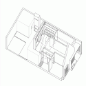 Casa en La Pampa / Hernán Gastelú Casa en La Pampa / Hernán Gastelú Axonometric