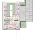 Circle Reading Hospital / Brydenwood Circle Reading Hospital / Brydenwood Second Floor Plan