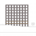 40 Housing Units  / LAN Architecture West Elevation 1:200
