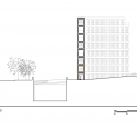 40 Housing Units  / LAN Architecture East Elevation 1:500
