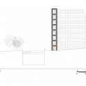 40 Housing Units  / LAN Architecture East Elevation 1:200