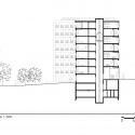 40 Housing Units  / LAN Architecture Cross Section 1:500