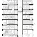 40 Housing Units  / LAN Architecture Section Perspective