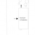 Courtyard in Kudamatsu / Container Design Layout Plan