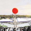 OMA Designs Food Port for West Louisville Rooftop Plaza. Image © OMA