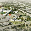 OMA Designs Food Port for West Louisville View from Market Street. Image © OMA / Robota