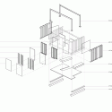 Sharon Fieldhouse / design/buildLAB Structure Exploded Axonometric