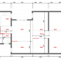 Apartment Refurbishment in Barcelona / Alventosa Morell Arquitectes Apartment Refurbishment in Barcelona / Alventosa Morell Arquitectes Floor Plan (Before)