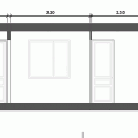 Apartment Refurbishment in Barcelona / Alventosa Morell Arquitectes Apartment Refurbishment in Barcelona / Alventosa Morell Arquitectes Section AA (Before)