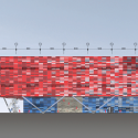 Tucheng Sports Center / Q-Lab Tucheng Sports Center / Q-Lab North-west Elevation