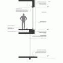 Yacht Club House  / Estudio Ramos Detail Section 3