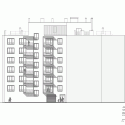 DVOR Housing / SAAHA East Elevation