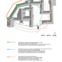 New Visitor Entrance, Benedictine Archabbey Of Pannonhalma / CZITA Architects Diagram