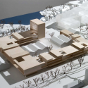 Bergen University College / Cubo Arkitekter + HLM Arkitektur Model