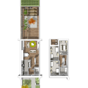 Inventive Council Housing / Levitt Bernstein Duplex Floor Plan