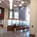 AD Classics: Robarts Library / Warner, Burns, Toan & Lunde AD Classics: Robarts Library / Warner, Burns, Toan & Lunde The triangular patterning of the waffle slab floors borrow freely from Kahn's design for the Yale University Art Gallery. Image © Flickr user Moqub