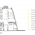 CALS Children's Library / Polk Stanley Wilcox Architects CALS Children's Library / Polk Stanley Wilcox Architects Upper Floor Plan