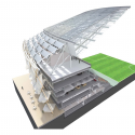 Hazza Bin Zayed Stadium / Pattern Design Hazza Bin Zayed Stadium / Pattern Design 3d Section