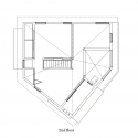 The Frontier House  / Mamiya Shinichi Design Studio Second Floor Plan