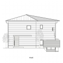 The Frontier House  / Mamiya Shinichi Design Studio West Elevation