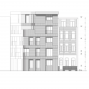 Collective housing AGVC / De Gouden Liniaal Architecten Elevation