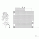 Brick Neighbourhood / dekleva gregorič architects Brick Neighbourhood / dekleva gregorič architects North Elevation