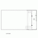 Renovation of Split-Level Hair Salon & Residential / HAO Design studio -1 Floor Plan