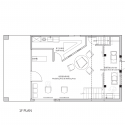 Renovation of Split-Level Hair Salon & Residential / HAO Design studio First Floor Plan