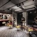 Renovation of Split-Level Hair Salon & Residential / HAO Design studio © Hey! Cheese