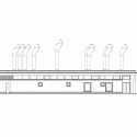 “Le Creste” Cultural Centre / AREA PROGETTI + UNA2 + Andrea Michelini + Laura Ceccarelli Elevation
