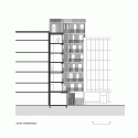Rue Du Chateau Des Rentiers' Housing / Explorations Architecture Rue Du Chateau Des Rentiers' Housing / Explorations Architecture Elevation