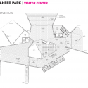 Al Shaheed Park / Ricardo Camacho Visitor Center Ground Floor Plan
