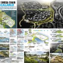 Boston Living with Water Competition Names 9 Finalists The Omega Chain. Image Courtesy of Boston Living with Water