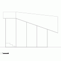 Wooden Hut / Kawahara Krause Architects Wooden Hut / Kawahara Krause Architects Elevation 1
