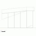 Wooden Hut / Kawahara Krause Architects Wooden Hut / Kawahara Krause Architects Elevation 2