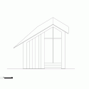 Wooden Hut / Kawahara Krause Architects Wooden Hut / Kawahara Krause Architects Elevation 4