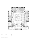 Rehabilitation of the National University Library / ANMA Rehabilitation of the National University Library / ANMA Second Floor Plan